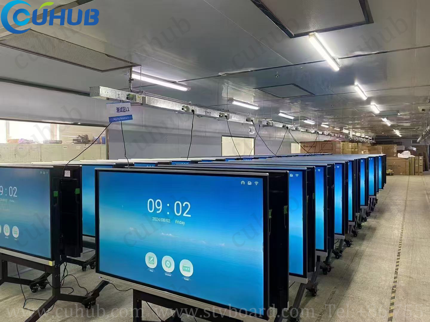 LCD All-in-One Machine Production Base достигает двойного прорыва в производственных мощностях и качестве