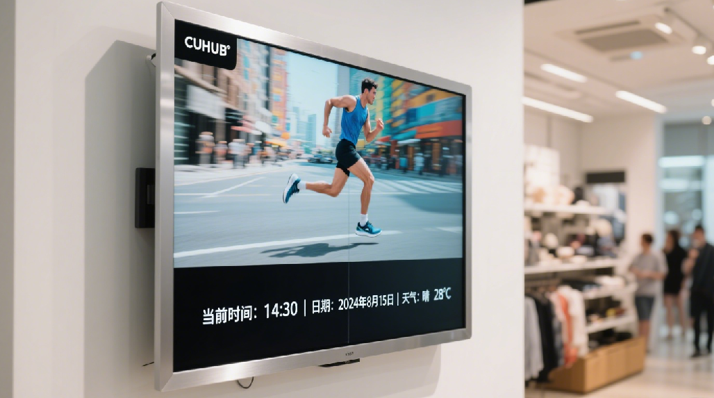 Поднять видимость с помощью интеллектуальных рекламных дисплеев Cuhub