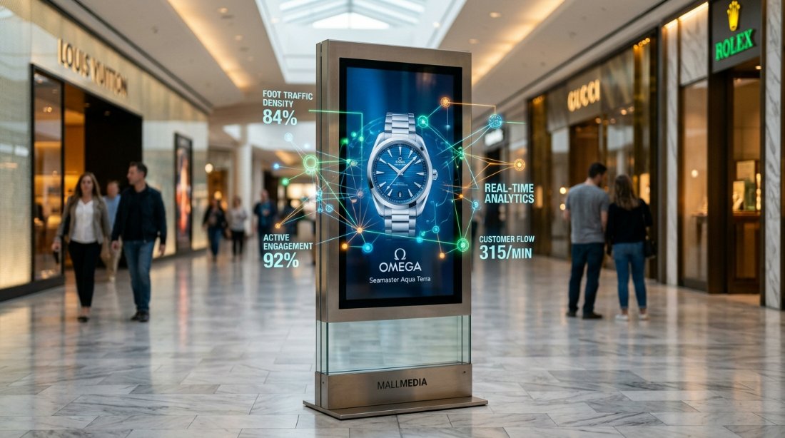 Руководство по цифровым вывескам для B2B в США: AI-аналитика, Wi-Fi 7 и вертикальные дисплеи